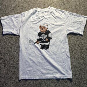 Hockey Bear Graphic T-Shirt